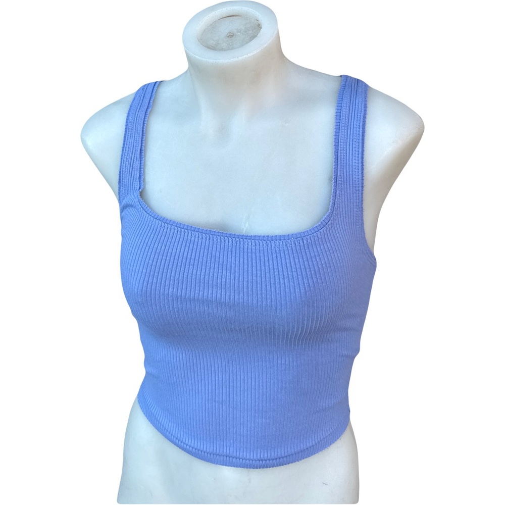 BDG Ribbed Lavender Crop Top M